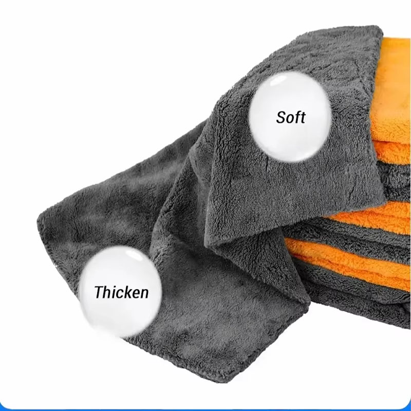 Microfiber Towel Detailing - Nouveau 1/2/6/9 paquets 300GSM voiture épaissir