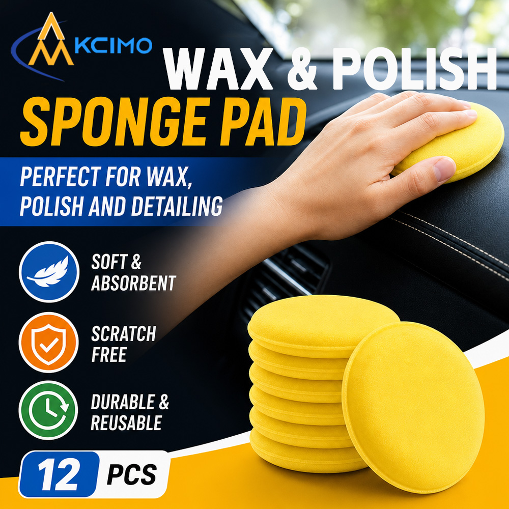 Wax Applicator Pad - Kit de 12 tampons applicateurs de