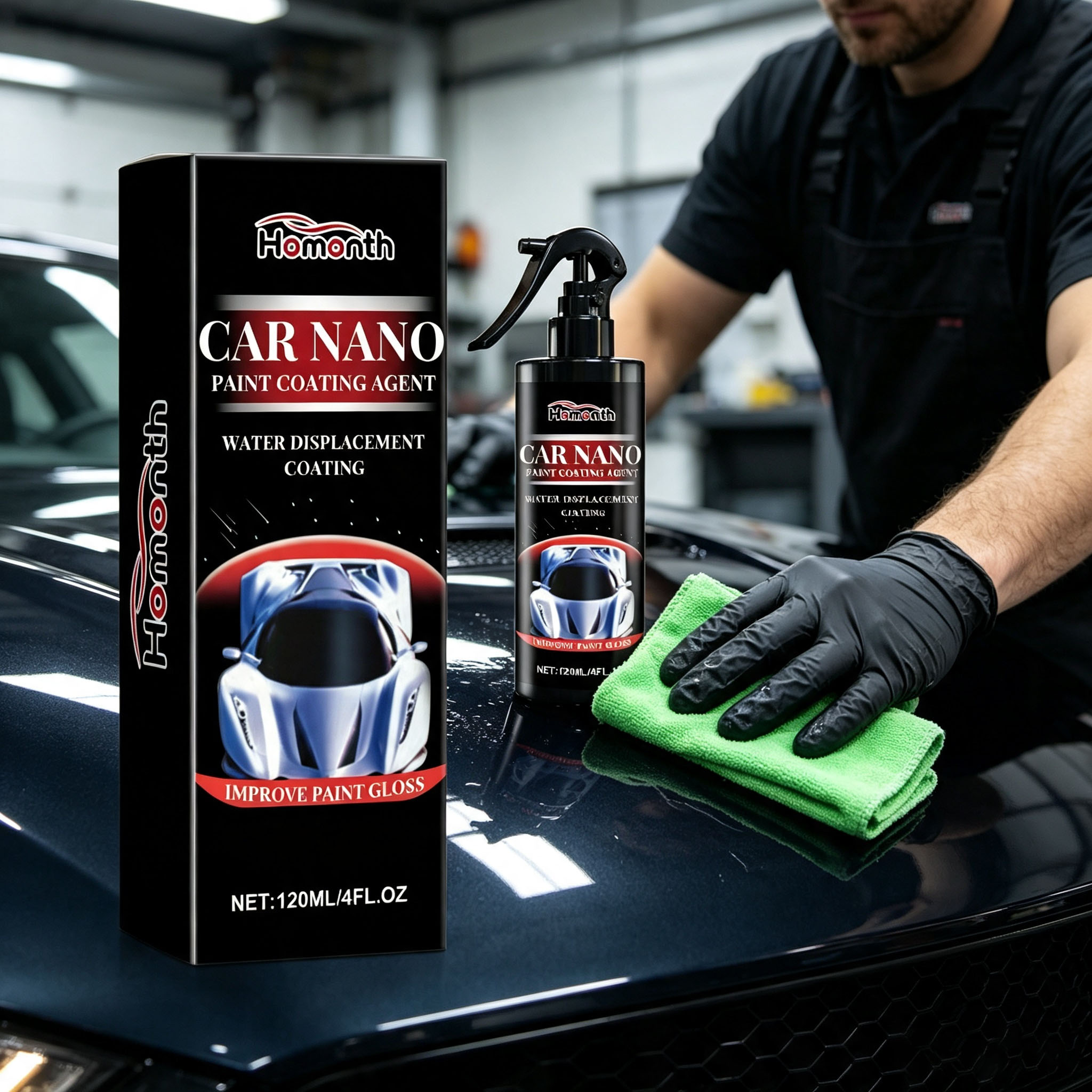 Spray de nano-revêtement autom - Car Wax Ceramic Coating avis et prix