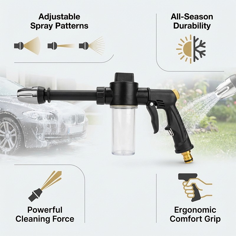 Pistolet de lavage haute press - Pressure Washer Foam Gun avis et prix
