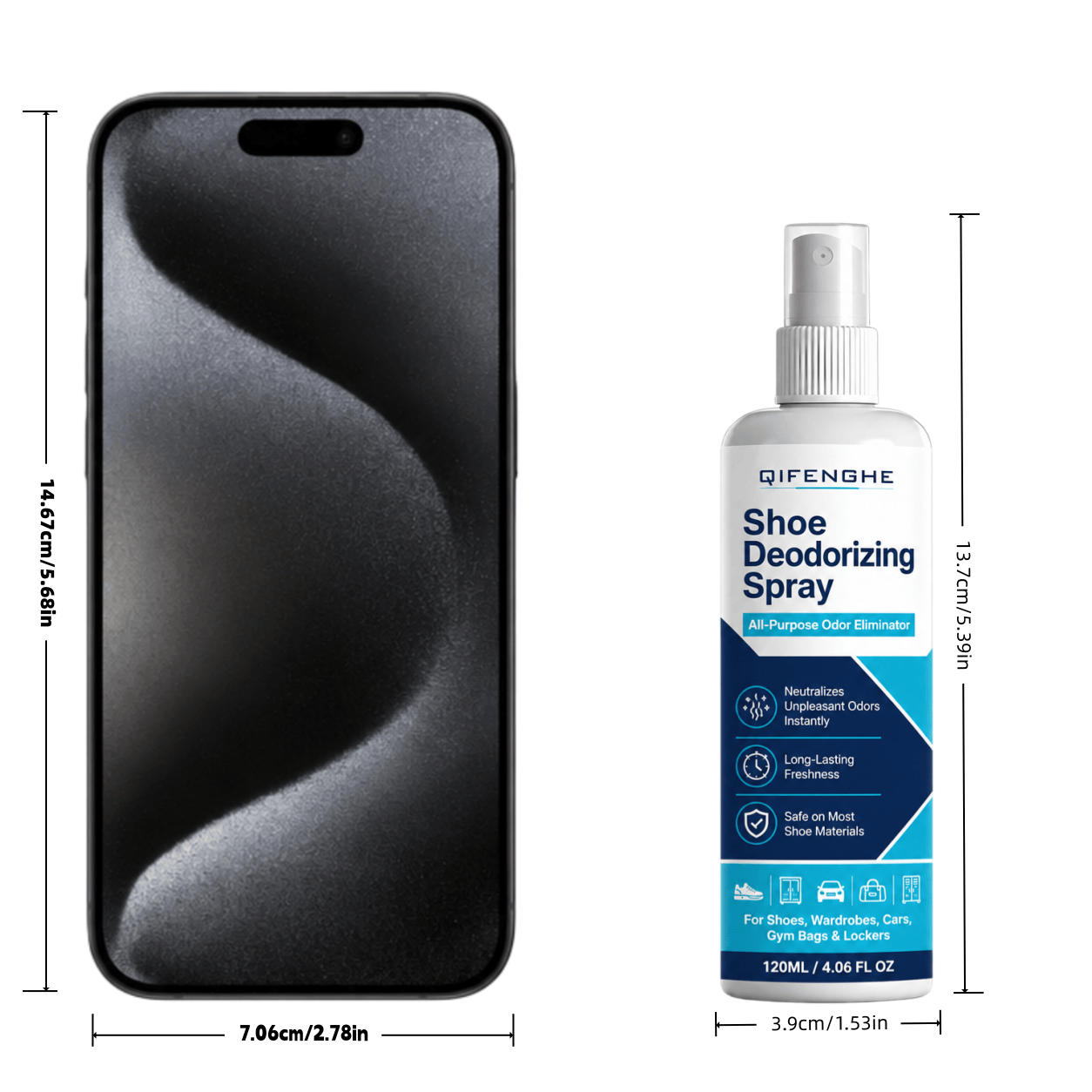 Spray désodorisant pour chauss - Odor Eliminator Car avis et prix