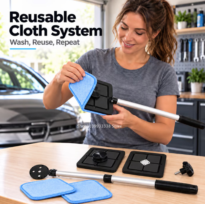 Nettoyeur de pare-brise magnét - Glass Cleaner Streak avis et prix