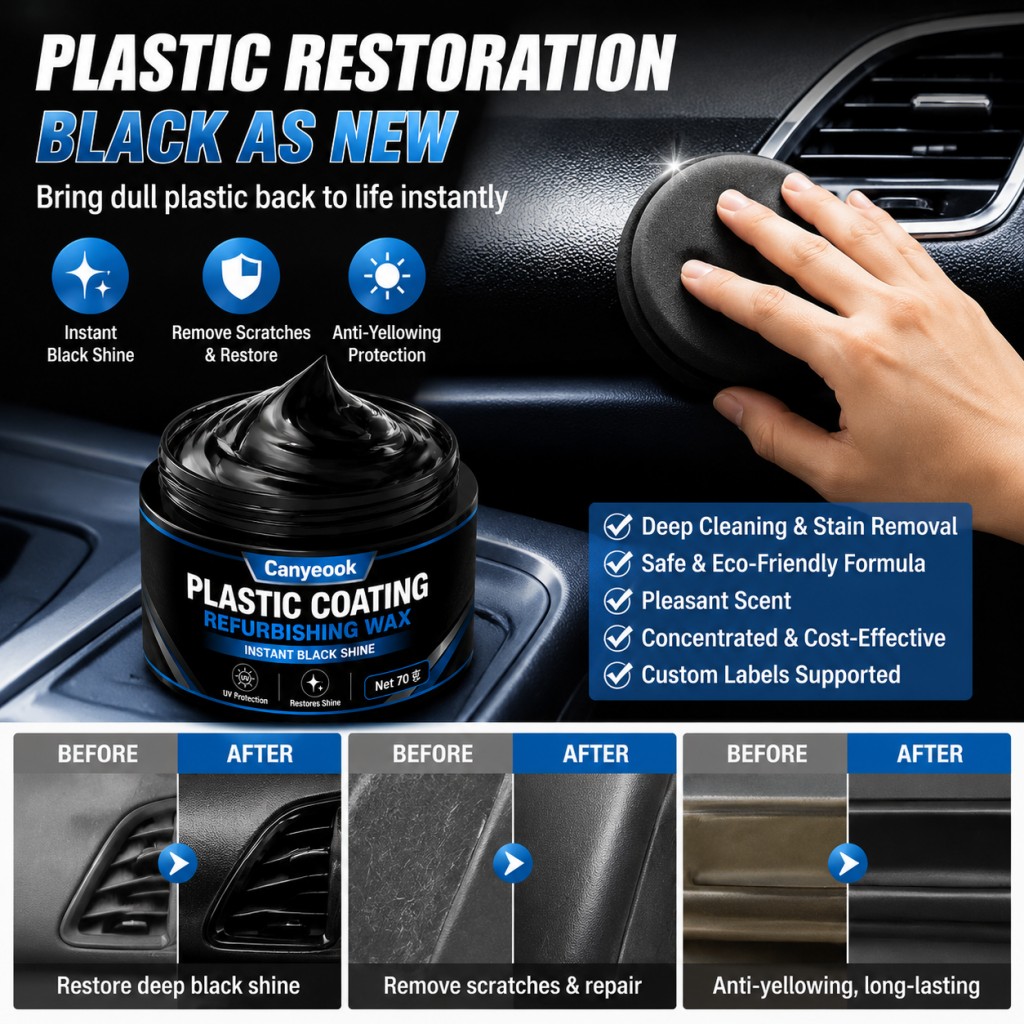 CANYEOOK Cire de Rénovation po - Trim Restorer Plastic avis et prix